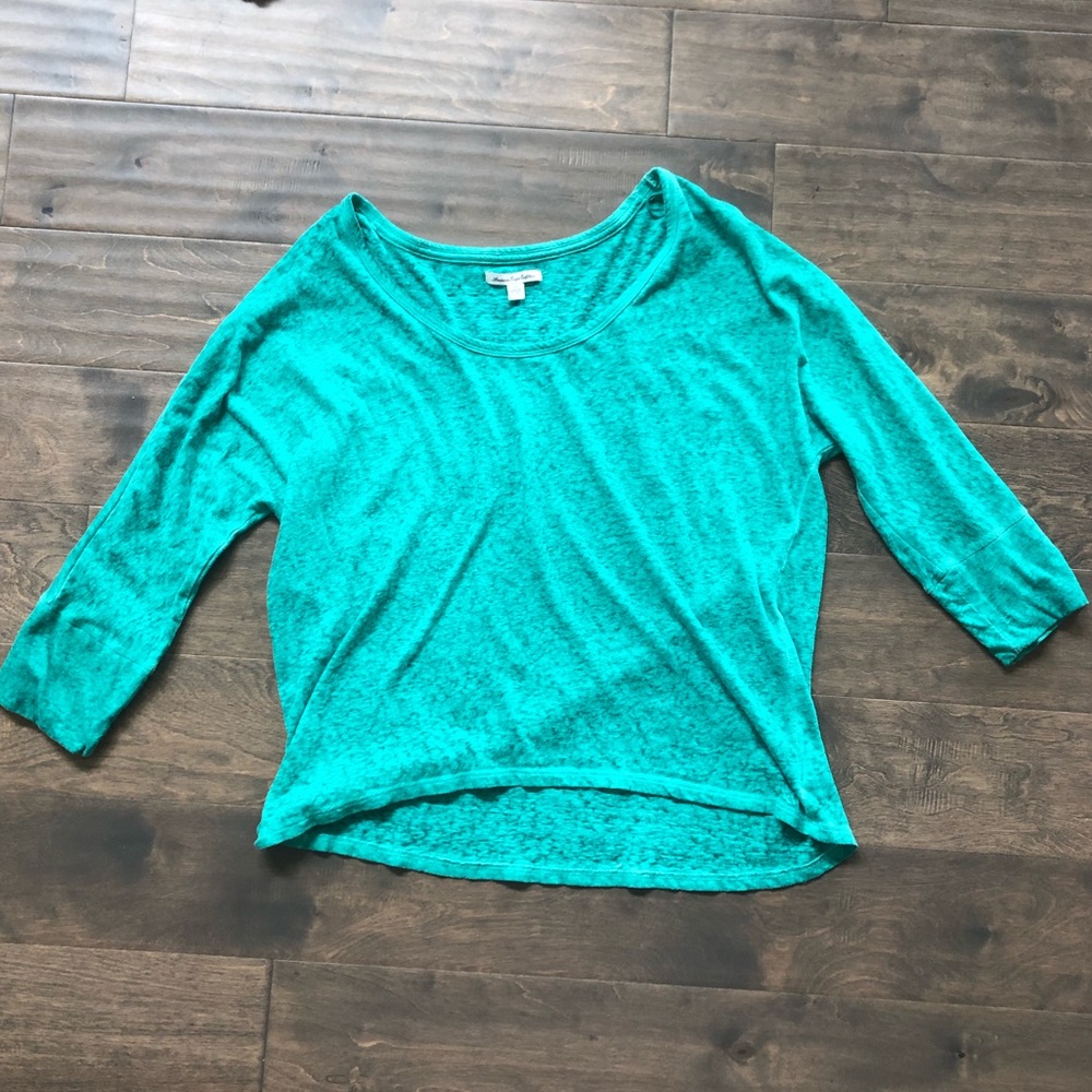 American Eagle Green Top
